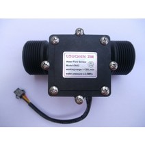 G1-1/4 quot1.25 유량 홀 센서 스위치 미터 유량계 카운터 1-120L/Min, 한개옵션0