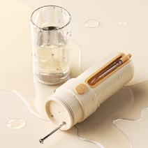 전기 치실 자동 구강세정기 휴대용 이빨 코 세정기 가정용 치열 음파 청소 음식물 찌꺼기, C.그레이