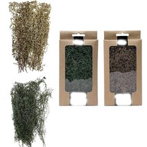 Cayway 2 Pcs DIY 미니어처 잔디 미니어처 관목 덤불 디오라마 프라모델