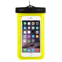 눕눕 스마트폰 방수팩 휴대폰 방수케이스 물놀이용, 옐로우
