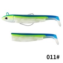 낚시 블랙 미노우 지그 헤드 낚시 미끼 소프트 파이크 배스 샤드 보트 코드 농어 Zand용 5g 12g 25g, 27 c011_02 90mm jig head 12g
