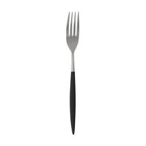 까사무띠 아모르 커트러리 [실버] 블랙 8종, 디저트포크[1p], 실버헤드_블랙