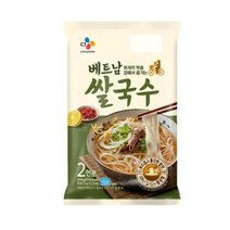 CJ더마켓 즉석식품 밀키트 간편식품 탑티어 베트남 쌀국수 밀키트 쌀국수면 숙주나물 국수 냉면 375G, 39개