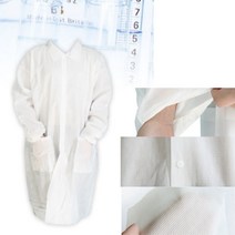 일회용 위생복 제약 식품 실험 연구실 부직포 가운, XL