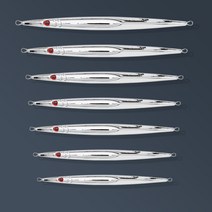 베이트샵 패스트 저킹 슬림 롱 메탈지그 바다 선상 루어 삼치 농어 대구 부시리 160g 200g 250g 300g, 패스트_슬림롱_크롬메탈_160g