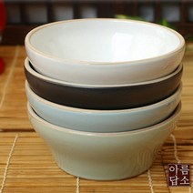 국그릇 도자기 대접 전통 자기 세라믹 그릇 1P, 블루