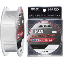 도레이 TORAY 라인 트라우트리얼파이터 나일론 슈퍼하드 100M 내추럴 356138, 4LB
