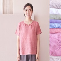 생활한복 개량한복 절복 법복 린넨 파스텔 저고리 블라우스