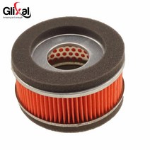 Glixal 범용 원형 에어 필터 중국 GY6 125cc 150cc 152QMJ 157QMJ 스쿠터 모페드 V 고카트