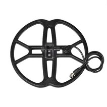 방수 12 &quot 인치 (320mm) 나비 검색 코일 케이블 탐지기 구리 프로브 디스크 보물 사냥 TX850, 한개옵션0