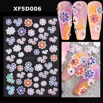 1 pc 디자인 손톱 장식 네일 접착제 손톱 장식 슬라이더 접착제 네일 데칼 SASW5D, XF5D006