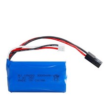 7.4V 3000mAh 2S 18650 lipo 배터리 Udi U12A Syma S033g Q1 H100 H101 H102 H103 FT009 rc 보트 모델 부품, 02 YELLOW