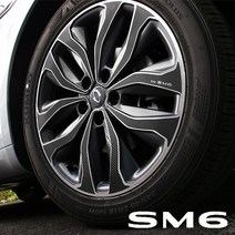 바이엠 차량용 SM6 카본 스크레치 방지 스티커 윈도우스위치 5D, 1개