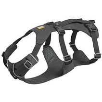 ruffwear 강아지용 러프웨어 플래그라인 경량 다목적 하네스, 작은, 화강암 회색