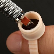 실리콘색소반지 100개입 말랑말랑색소반지 색소컵 색소링반지 반영구재료, 대