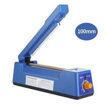 열 밀봉 핸드 임펄스 주방 식품 진공 봉지 실러 200mm, 1개, 4.Blue Sealer 100mm - 미국 플러그