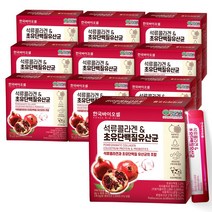 한국바이오셀 석류콜라겐&초유단백질 유산균, 60g, 10개