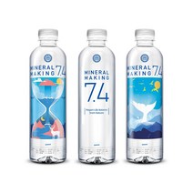 [미네랄메이킹] 천연 알칼리수 미네랄 메이킹 7.4 500ml, 고래, 1박스 - 20병