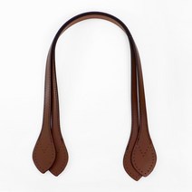 퀼트여왕 나뭇잎 소가죽 핸들 한쌍 60cm, 브라운