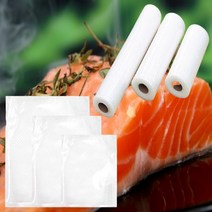 프레쉬팩 가정용 업소용 진공포장기 진공포장비닐 비닐접착기 밀폐보관 식품포장기 압축기, 파우치8호