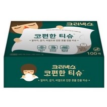 크리넥스 코편한 티슈, 100매, 4개