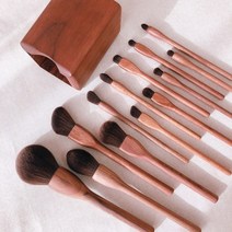 메이크업브러쉬 브러쉬세트 파우더브러쉬중국어 빈티지 스타일 메이크업 브러쉬 세트 화장품 파우더 블러쉬, 한개옵션1, 06 Brushes And Square