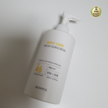 은율 데일리 케어 프레쉬 선크림 SPF46 PA+++, 180개, 300ml