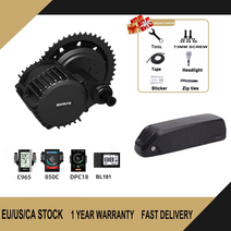 전기자전거 모터 bafang motor 1000w-750w 48v52v bbshd bbs02 mid drive motor 전기 자전거 변환 키트 52v17.5ah 20ah 리튬, 1000w68mm 52v20ahlg, dpc18, 브레이크 레버