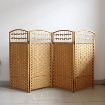 가벽 파티션 가림막 인테리어 가벽 라탄 접이식 미니, 100x40cm 팬 1개