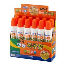 아모스 목공풀 36g 12개 _ 2302038EA, 본상품선택