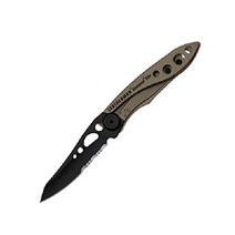 LEATHERMAN 레더맨 스켈레툴 KBX 포켓 멀티툴 나이프 앤 오프너, 코요테 탄