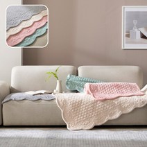 [바니루이스]리앤 플란넬 극세사 돌쇼파패드 (90X200), 단품