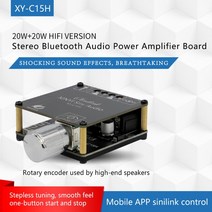 HIFIDIY LIVE C50L 블루투스 5.0 AUX 디지털 파워 앰프 보드 2x50 W 스피커 스테레오 오디오 모듈 홈 뮤직, [05] C100H TPA3116D2 100W