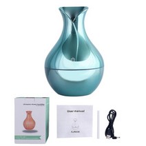 usb 아로마 에센셜 오일 디퓨저 초음파 공기 홈 가습기 미니 미스트 메이커 아로마 7, 카드뮴 레드