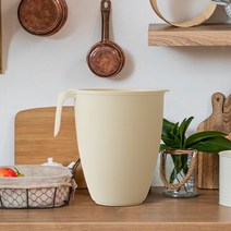 얼쓰 완벽밀폐 음식물쓰레기통 5L, 아이보리