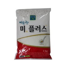 미소찬 미플러스 3kg 1봉 미원 조미료 식당용 식자재 감미료