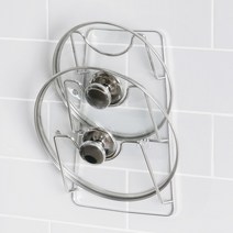 스파이더락 스마트접착 냄비뚜껑 거치대, 실버, 3개