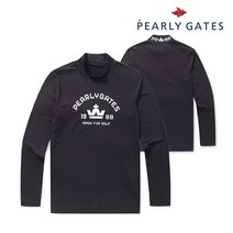 파리게이츠 로고 반하이넥 티셔츠 P51201TS902 BK