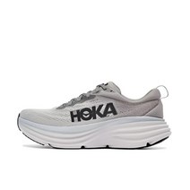 HOKA ONE ONE Bondi 8 방대 8 경량 완진 장거리 도로 러닝화 남녀 동급 그레이
