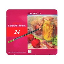 [세르지오]유성색연필세트 24색