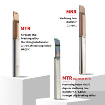 CNC MTR MNR 텅스텐강 합금 보링 공구 슬롯 카바이드 바 자동 선반 충격 방지 마이크로 경로 보어, [87] MTR8 R0.1 L30, 1개