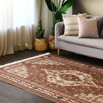 [바이빔] 알러지케어 터키 차르 면 테슬 카페트 200x300