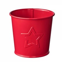 이케아 빈테르 2001 화분 별 패턴 레드 9cm 804.983.93