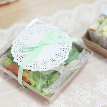샌드위치케이스 (정사각/크라프트) 10개입