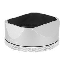 모니터 가림막 후지 필름 X100V 카메라 용 49mm 어댑터 링이있는 LXH 렌즈 스퀘어 알루미늄 금속, 한개옵션0