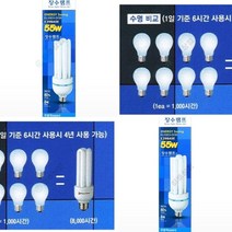 장수 고와트 55W-D E39 주방간접등 전구와트 볼전구 책상전등 전구조명 할로겐전구교체 미니전구 화장실간접조명