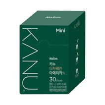 카누 디카페인 아메리카노 미니 30T, 상세페이지 참조, 상세페이지 참조