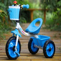 세발 자전거 아기 유모카 6세 역세발 유모차 7살 4살 6살 돌 쌍둥이 5살 2인용 실내 여아선물 네발 3살 5세 4발 선물, 단일사이즈, 블루