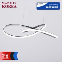 BDL 비너스 LED 펜던트조명, 크롬 4000k 노란빛