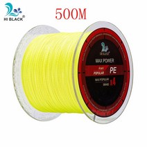 볼링 아대 볼링용품 손목신제품 2019 M 300M 500M 4 가닥 8-80LB 꼰 낚싯줄 PE 다목적 브레이드 라인 와이, 10 Yellow 500M_07 23LB 0.2MM